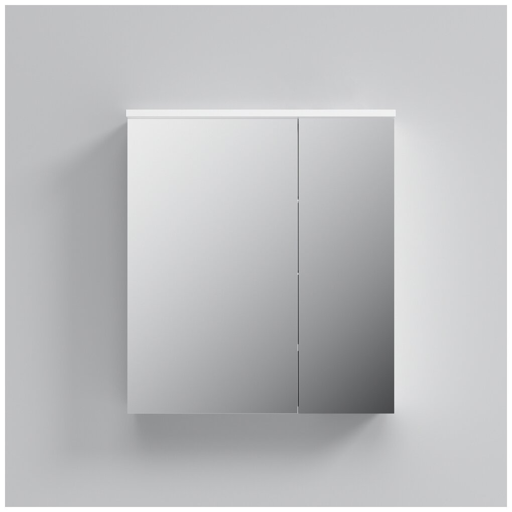 Зеркало-шкаф AM.PM SPIRIT M70MCX0801WG 80 см, с подсветкой, белый глянец - фотография № 2
