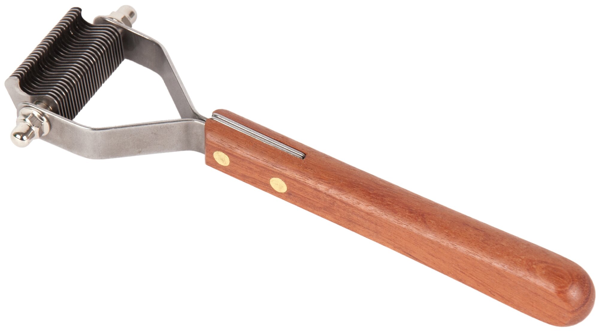 Щетка-стриппинг ножевой блок нож Transgroom 27STE014, дерево