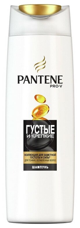 Шампунь PANTENE Густые и крепкие для тонких и ослабленных волос400мл 1 шт.