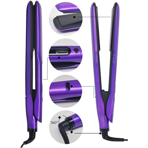 Профессиональный стайлер-выпрямитель плойка для прикорневой укладки и объема выпрямления кудрявых волос Бытовая техника для красоты и здоровья 300000₽