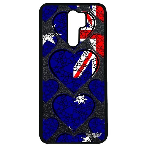 фото Красивый чехол на телефон // xiaomi redmi 9 // "флаг австралии с сердцем" государственный любовь, utaupia, цветной