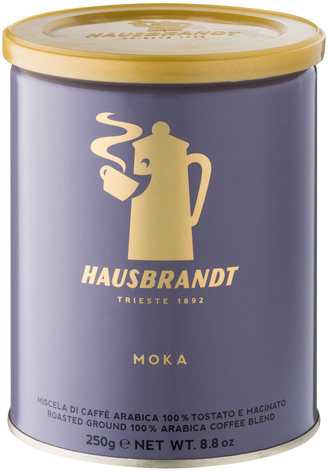 Кофе молотый Hausbrandt Moka (Мока), ж/б, 2x250г - фотография № 2
