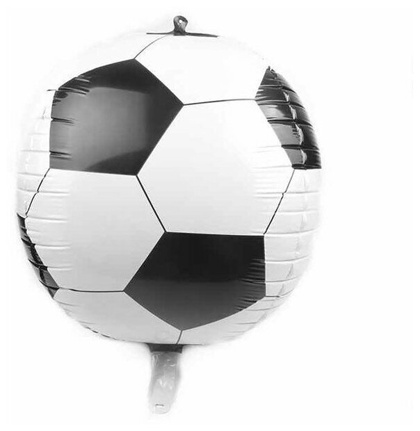Шар фольгированный 24" «Мяч футбольный», 3D сфера
