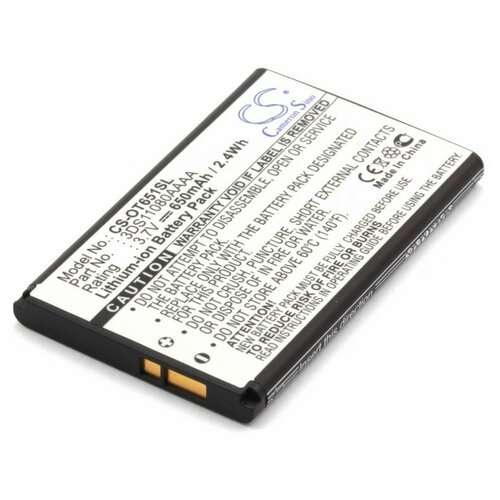 аккумулятор ibatt ib u20 m502 700mah для alcatel one touch 303 2009 one touch s521 для mtc qwerty 650 252 262 352 touch 540 Аккумулятор для телефона Alcatel 3DS10744AAAA, 3DS11080AAAA