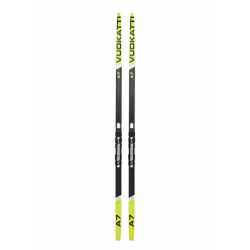 Лыжный комплект Vuokatti без палок NNN Step, Black/Yellow, 150 см