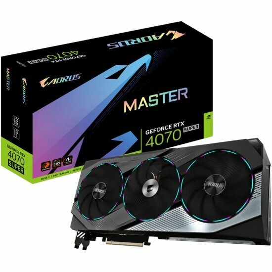 Видеокарта Gigabyte GeForce RTX 4070 SUPER MASTER 12G