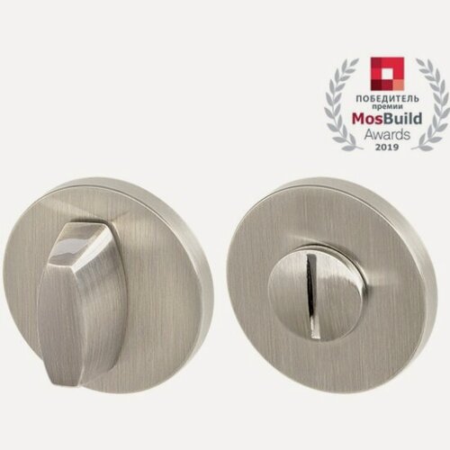 Изображение товара Ручка поворотная Armadillo BK6. R. URS52 (WC-BOLT BK6 URS) SN-3 матовый никель/хром