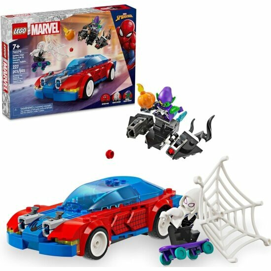Конструктор Lego ® Marvel Super Heroes 76279 Гоночная машина Человека-паука и Зеленый гоблин Веном