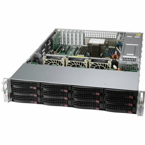 Серверный корпус Supermicro CSE-826BAC12-R1K23LPB (2U, 2 x1200W) корпус supermicro cse la25tqc r609lp 2u