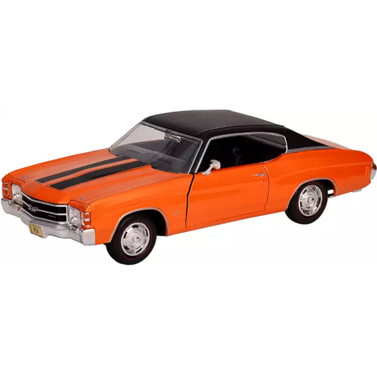 Масштабная модель Maisto 31890 CHEVROLET CHEVELLE SS454 SPORT COUPE 1971 31890 Желтый