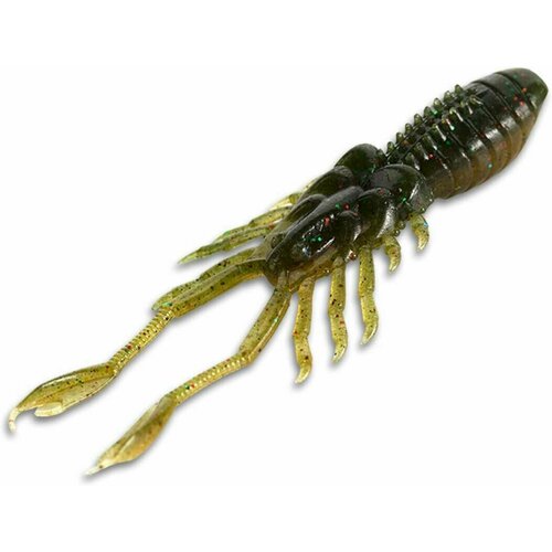 Мягкие приманки Bait Breath BYS eX-Rider Shrimp Jr. 3.5 Finesse Spec (6шт.) #120 Greenpumpkin/seed 20 luminous grass shrimp fake bait 4cm long soft shrimp with fishy smell artificial bait luminous shrimp bait