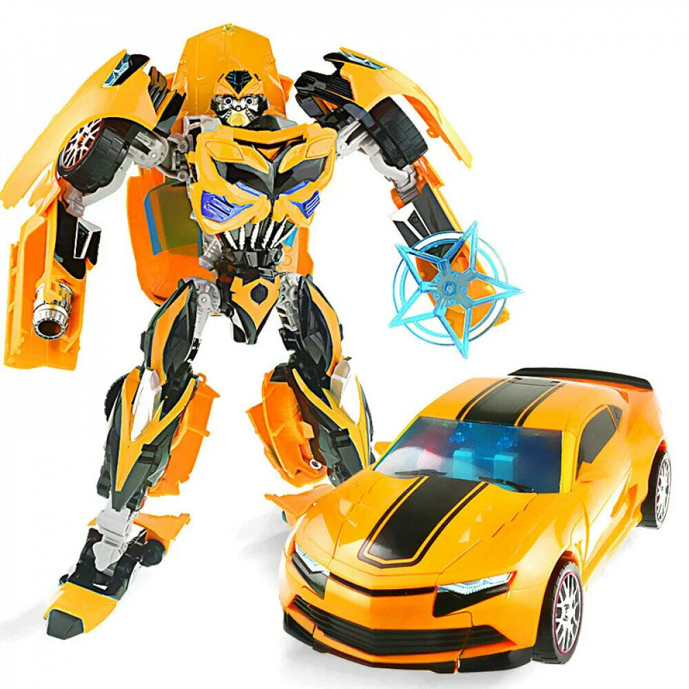 Робот-трансформер Бамблби, 30 см / Автобот Бамблби / Игрушка машинка - робот для мальчика
