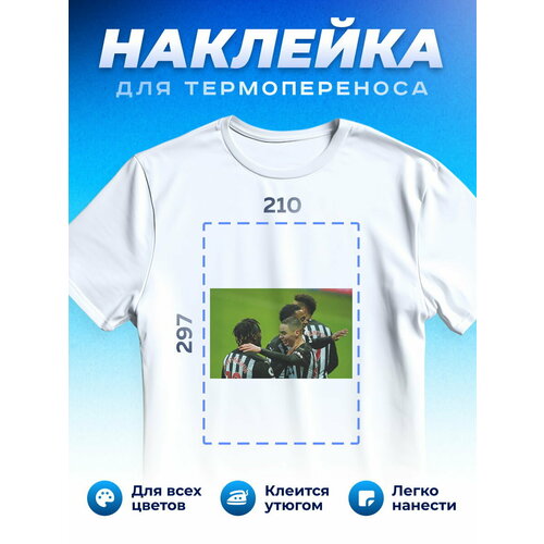 Термонаклейка для одежды наклейка Newcastle United Ньюкастл_0009