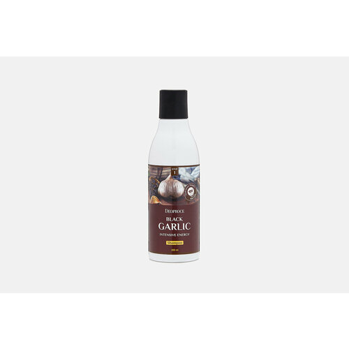 Тонизирующий шампунь для волос Deoproce BLACK GARLIC INTENSIVE ENERGY SHAMPOO / объём 200 мл