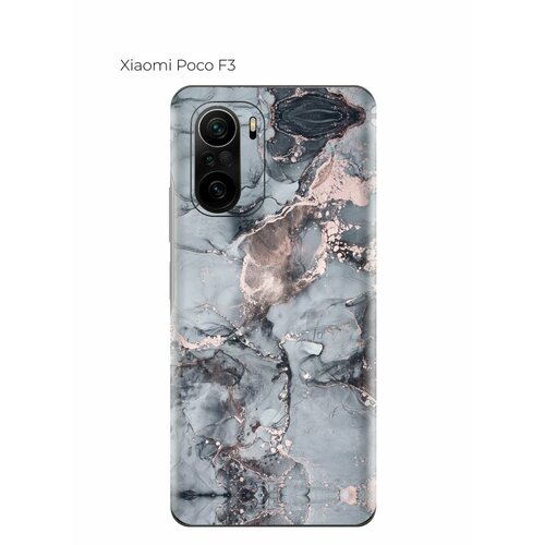 смартфон xiaomi poco f3 128 gb deep ocean blue k11a 32201 Гидрогелевая пленка на Xiaomi Poco F3 на заднюю панель