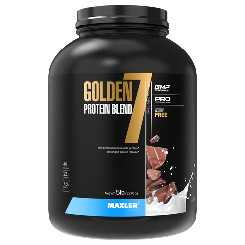 Maxler Golden 7 Protein Blend 2270 гр 5 lb (Maxler) Молочный шоколад