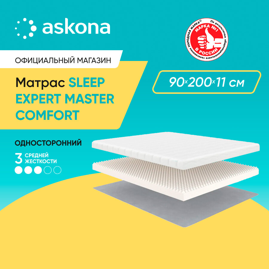 Матрас анатомический Askona (Аскона) Sleep Expert Master Comfort 90х200