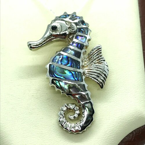 Подвеска, серебро, 925 проба, перламутр