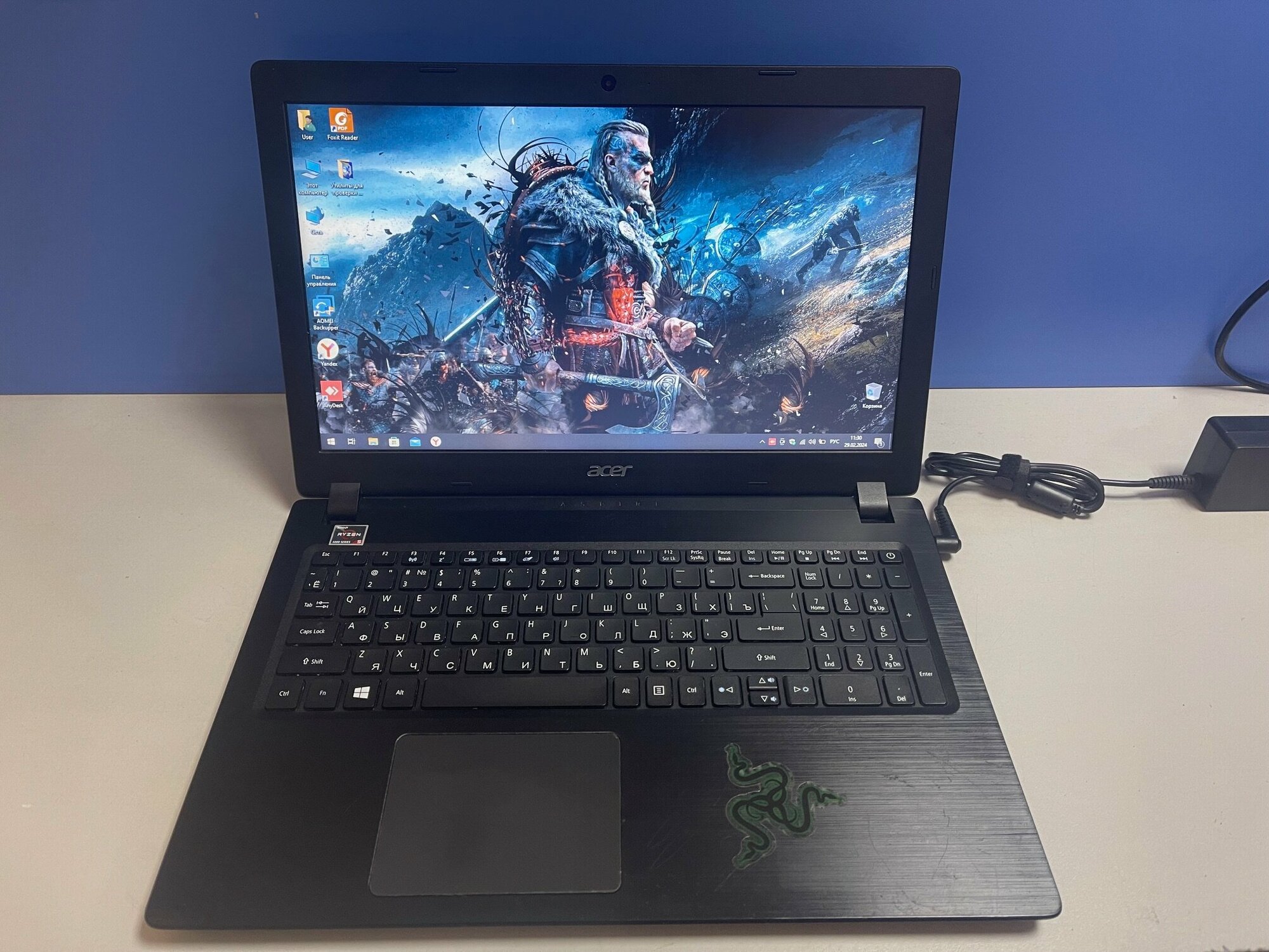 Ноутбук 15,6" Acer aspire 3 A9-9420 6Gb ddr4 SSD 120Gb R5 AMD 520 2Gb