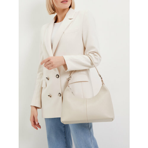 Сумка багет Chic a Loco 361, фактура зернистая, бежевый