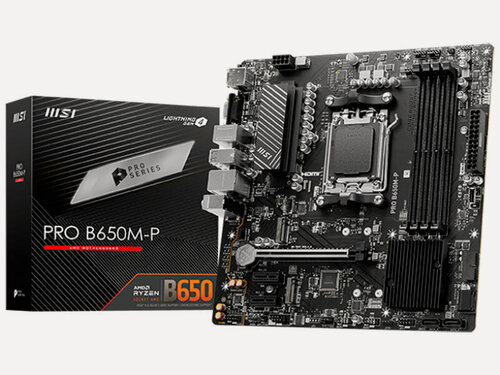 Изображение товара Материнская плата MSI PRO B650M-P (AM5, mATX)