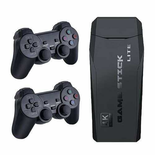 Игровая консоль Game Stick Lite M8 (10 000 эмулируемых игр, беспроводные геймпады, HDMI) chenghaoran 16 models glass material screen lens for gameboy gb gba gbc gba sp 3ds gbp gbl game console replacement repair parts