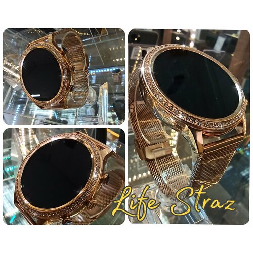 Женские умные часы со стразами 5900₽