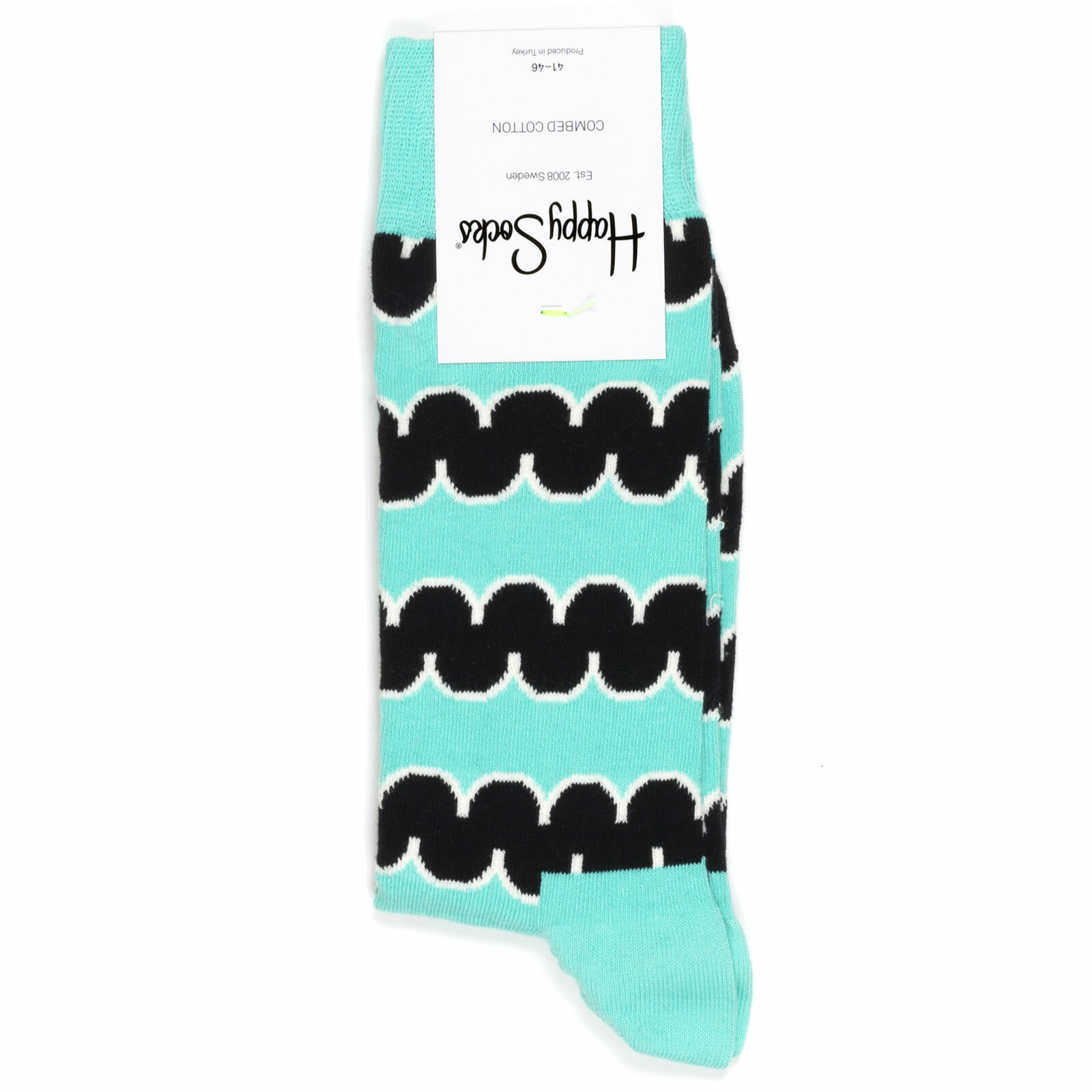 Носки с рисунками Happy Socks - Squiggly - Blue 36-40