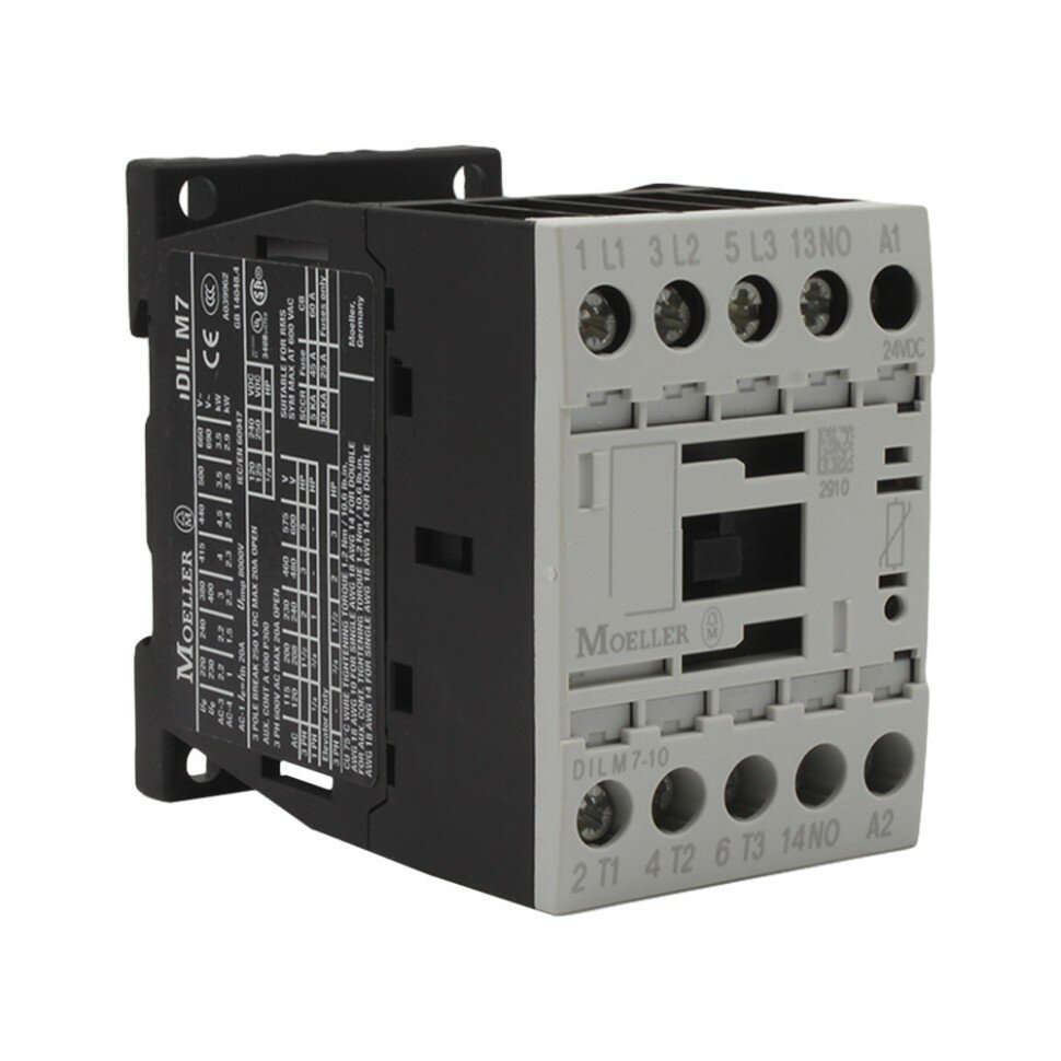 MOELLER / EATON DILM7-10 276565 Контактор (Катушка 24V DC) — фото 1