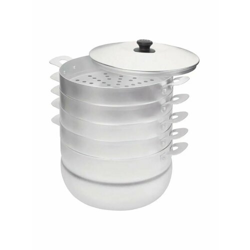 Мантоварка алюминиевая 6,0л 4 сетки 180640 Россия