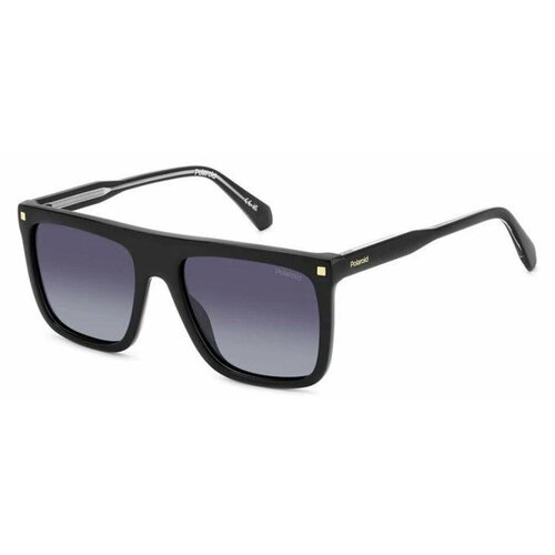 Солнцезащитные очки Polaroid, черный очки солнцезащитные polaroid pld 4063 s x 807 wj