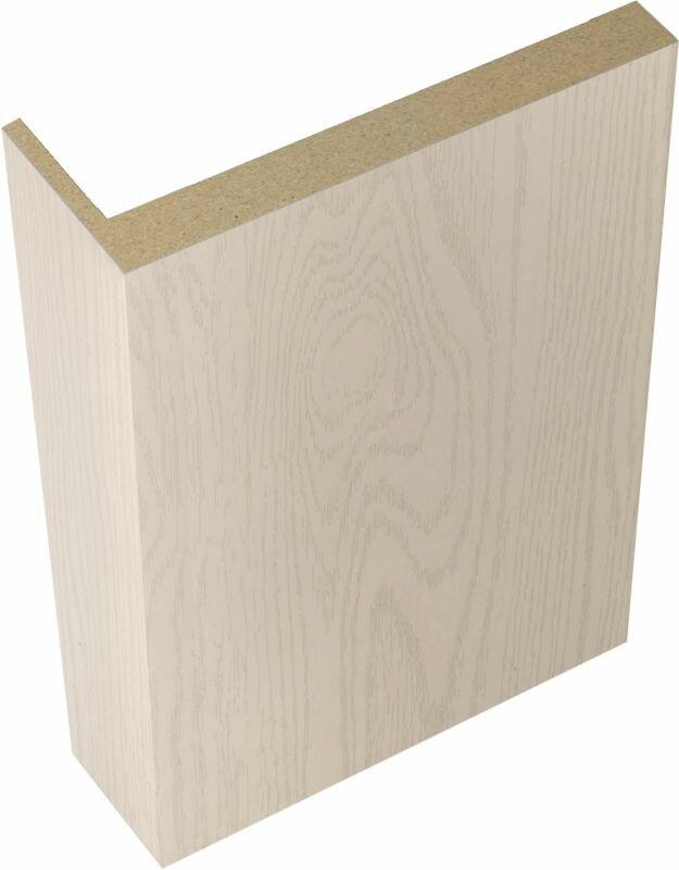 фото Наличник SoftTouch телескопический L (8мм) Ясень капучино структурный, 70х25х2200, R2