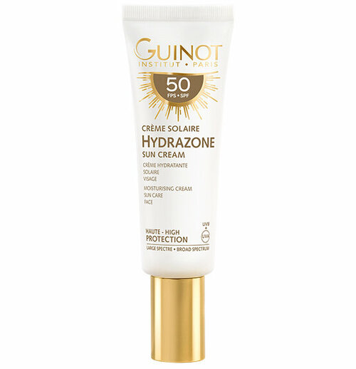 Guinot Creme Solaire Hydrazone SPF50, 50ml Ультра-увлажняющий крем для лица для повышения эластичности кожи SPF50