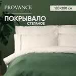 PROVANCE Покрывало стеганое 180х200см, 100% полиэстер, зеленый - изображение