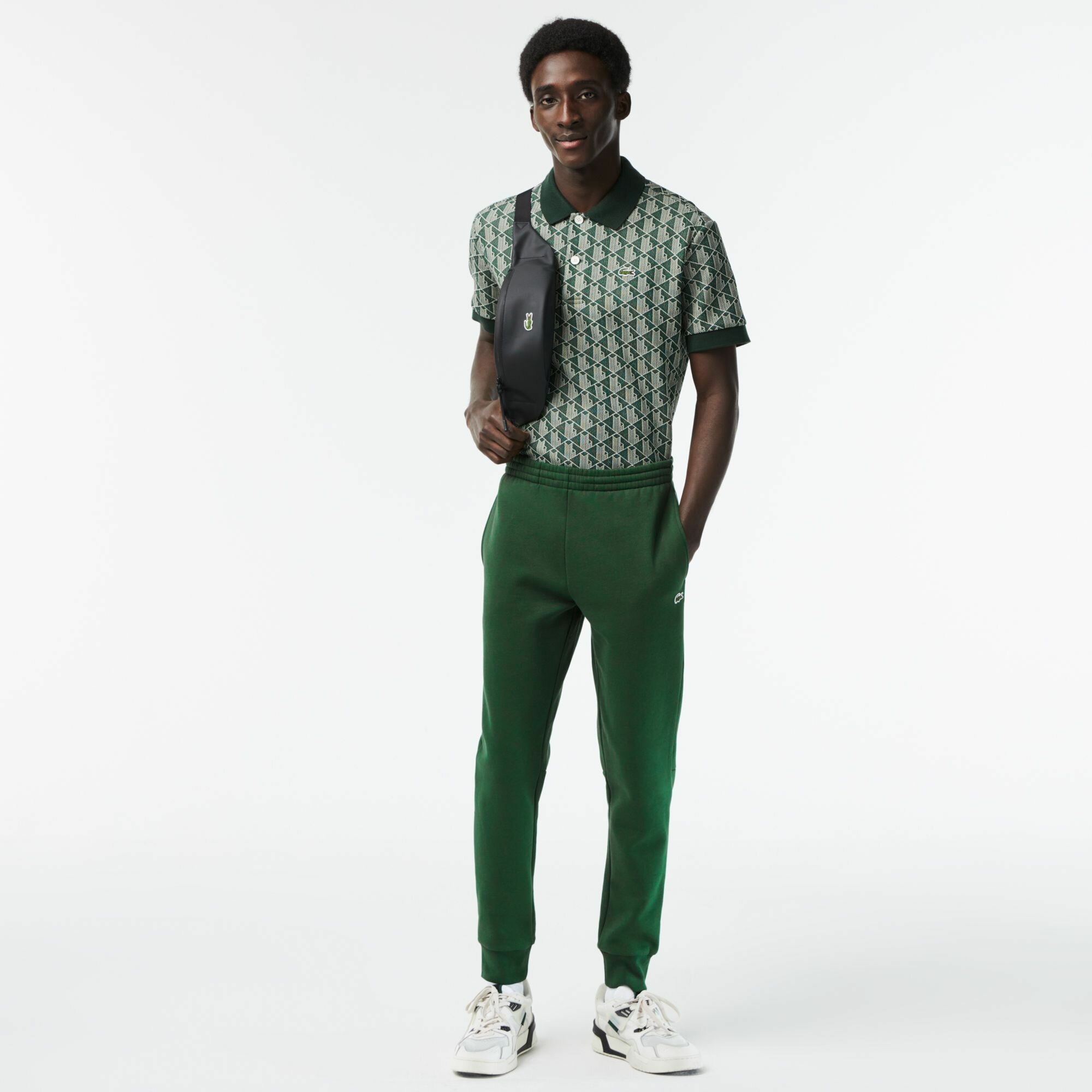 Брюки LACOSTE, размер T4, темно-зеленый