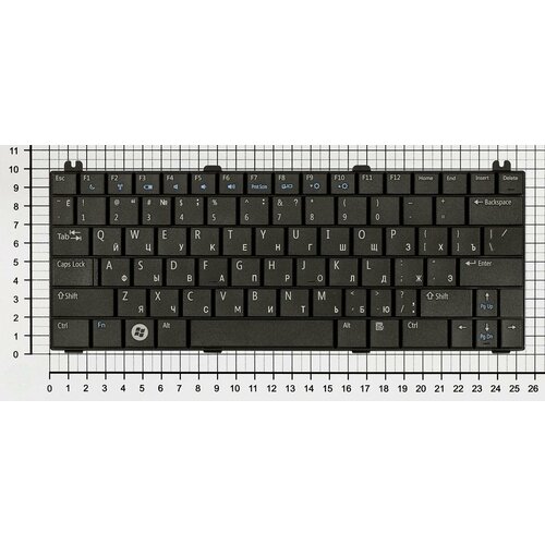 Клавиатура для ноутбука Dell Inspiron Mini 12 1210 черная клавиатура для ноутбука dell inspiron mini 12 1210 черная