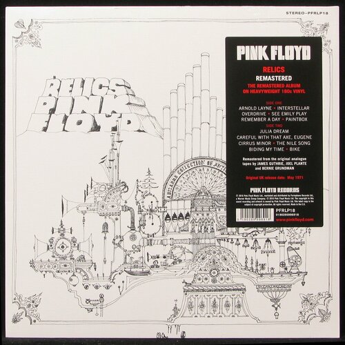 Виниловая пластинка Pink Floyd – Relics