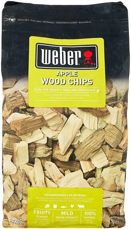 Weber Щепа для копчения, яблоко, 700 г 0.7 кг