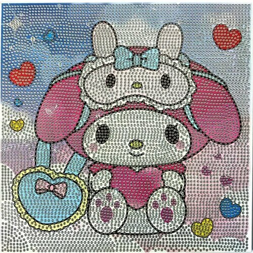 Алмазная мозаика на холсте с полной выкладкой