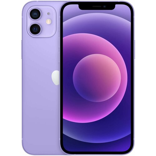 Смартфон Apple iPhone 12 64 ГБ Dual nano SIM nano SIM Purple Фиолетовый 43700₽
