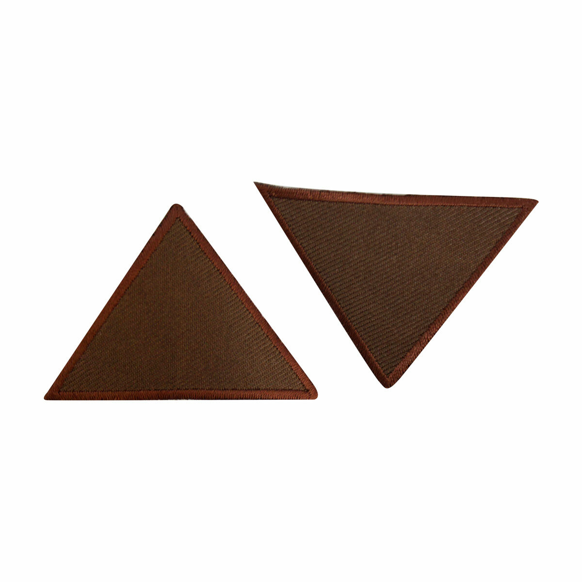 Термоаппликация Треугольники, большие, Prym, 925469, цвет коричневый