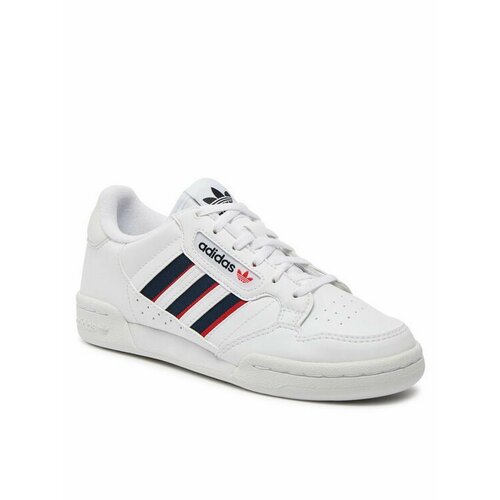 Кроссовки adidas, размер EU 36 2/3, белый кроссовки adidas originals continental 80 stripes unisex core black collegiate navy vivd red