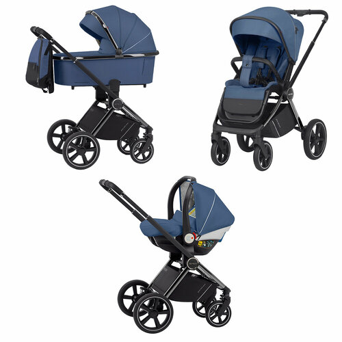 фото Коляска 3 в 1 carrello ultimo crl-6512 arctic blue chrome tilly