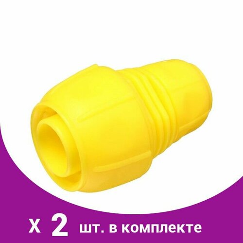 Муфта-соединитель, 1' (25 мм) 1/2' (12 мм), цанга, ABS-пластик (2 шт)