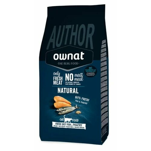 Ownat Сухой корм для кошек, с рыбой и мясом домашней птицы, 1,5 кг