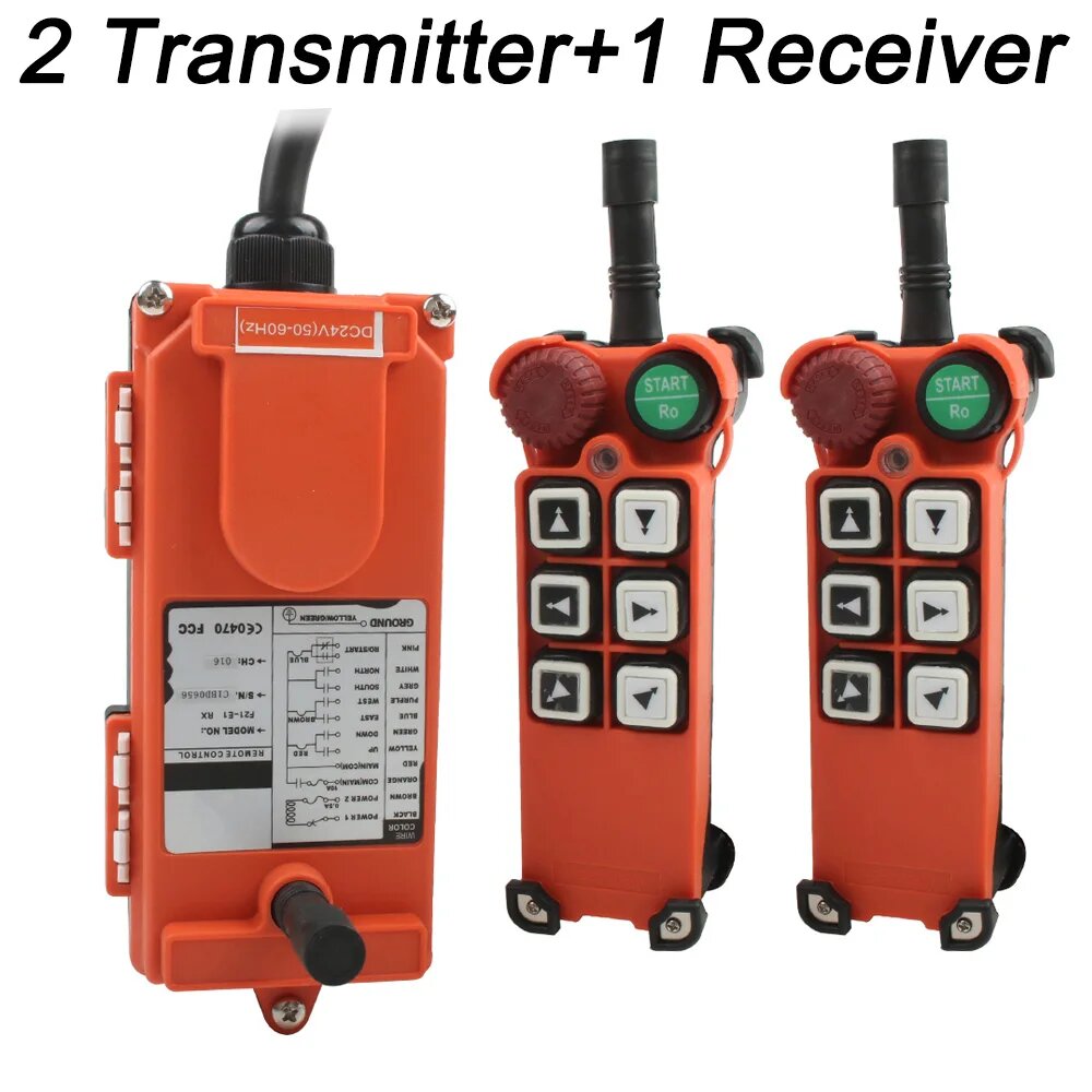 Пульт управления DIANQI F21-E1, 380V, UHF 868Mhz