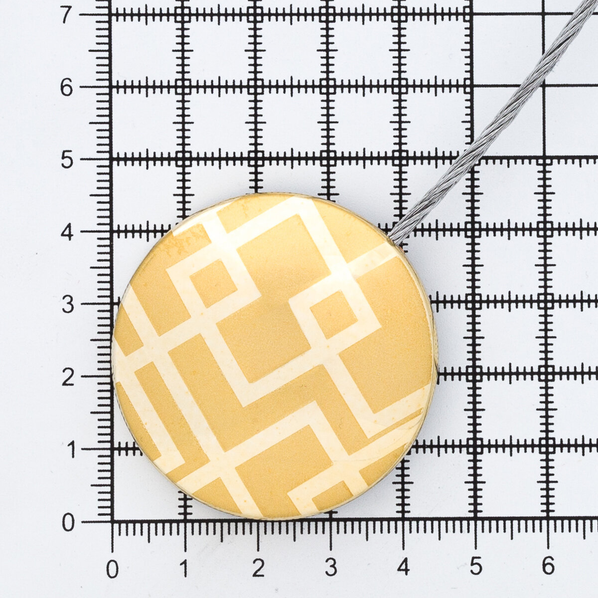 Подхват для штор магнитный, диаметр 4,5 см, длина троса 30 см, SmolTex (2П) — фото 1