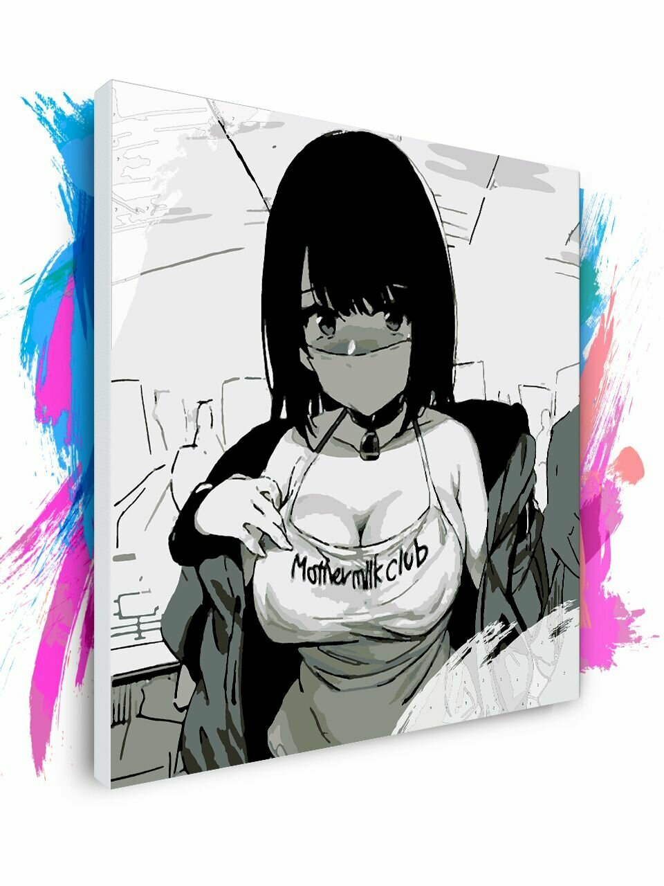 Картина по номерам на холсте Mother Milk Club 120 х 120 см