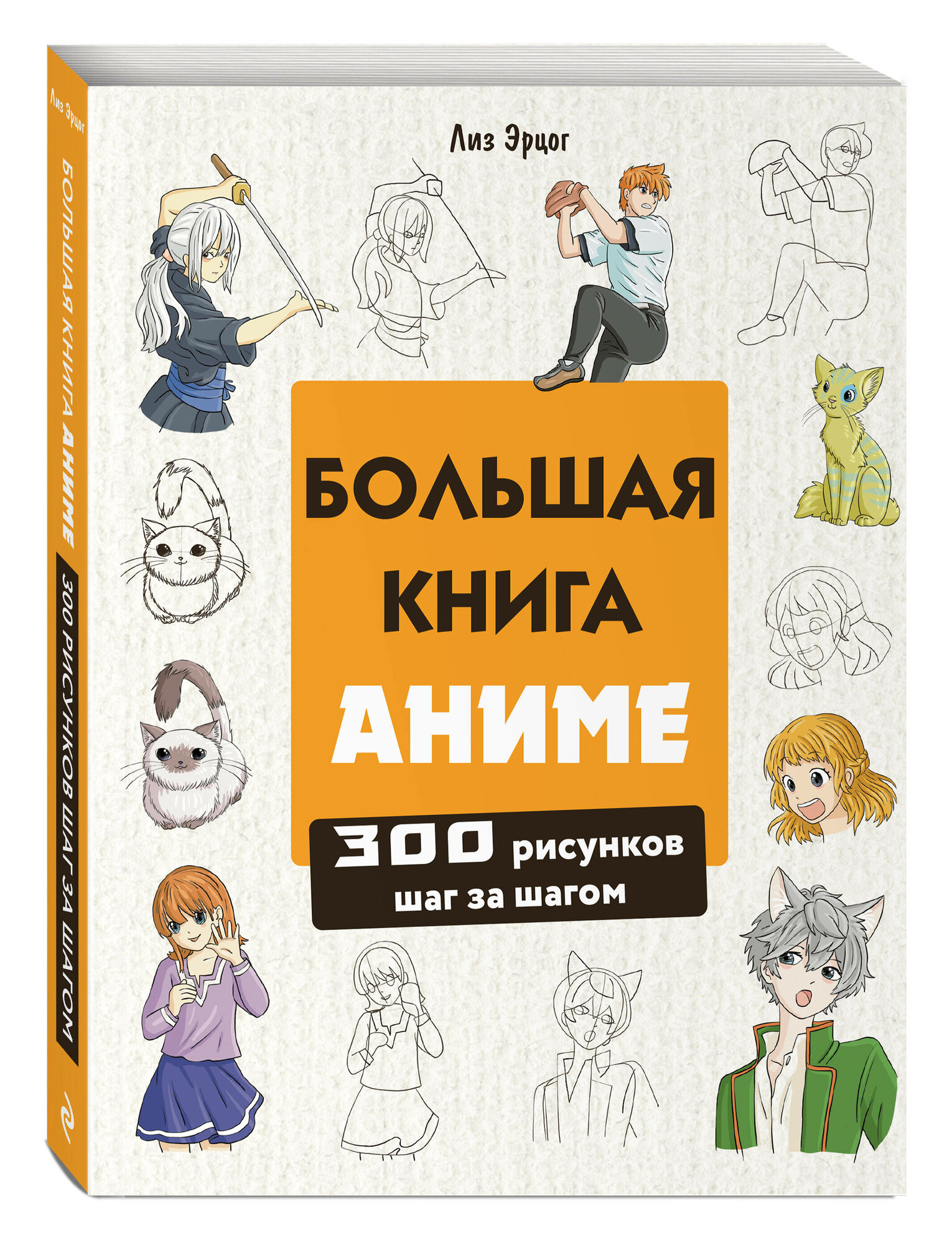 Большая книга аниме. 300 рисунков шаг за шагом - фото №1