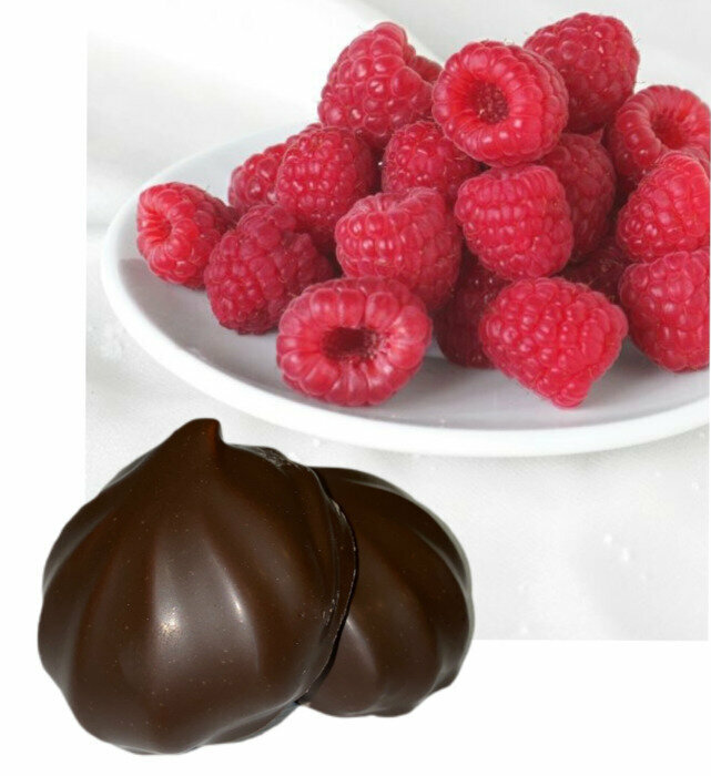 Зефир глазированный со вкусом МАЛИНЫ, КФ "Кронштадтская", 500г